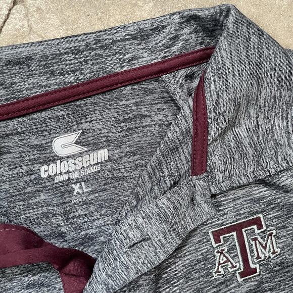 Colosseum Own The Stands Polo Texas A&M Short Sleeve - Picture 6 of 6